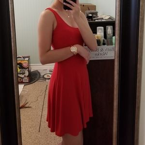 OLD NAVY Petite Red Skater Dress
